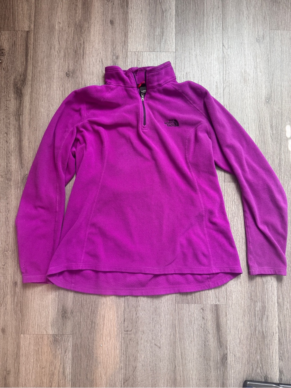 The North Face Magenta Quarter-Zip Fleece Pullover